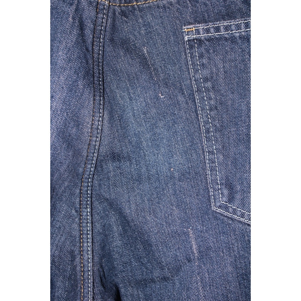 Iron Workers Men's Size 42x32 Navy Blue Lined Knee Padded Jeans - Picture 10 of 14
